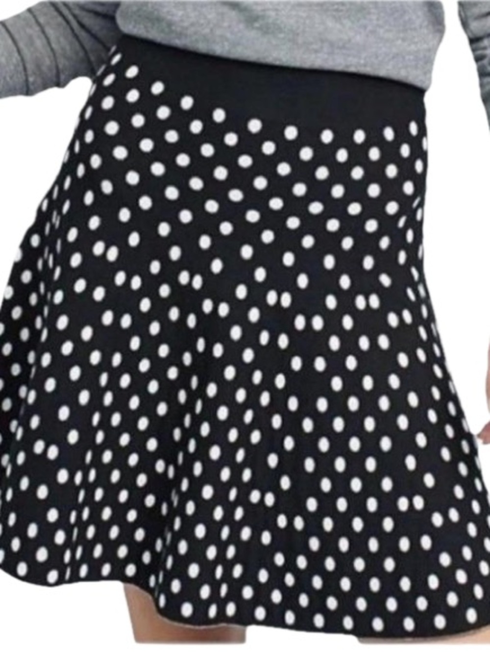 Anthropologie Maeve Polka Dot A-Line Skirt. Size S. NWT. Textured. Flattering